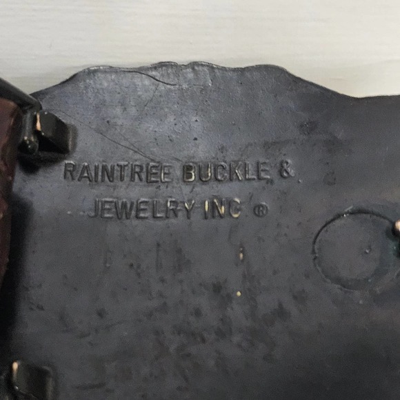 Vintage 1977‎ Raintree Pheasant Belt 39 inches Size L - Picture 4 of 5